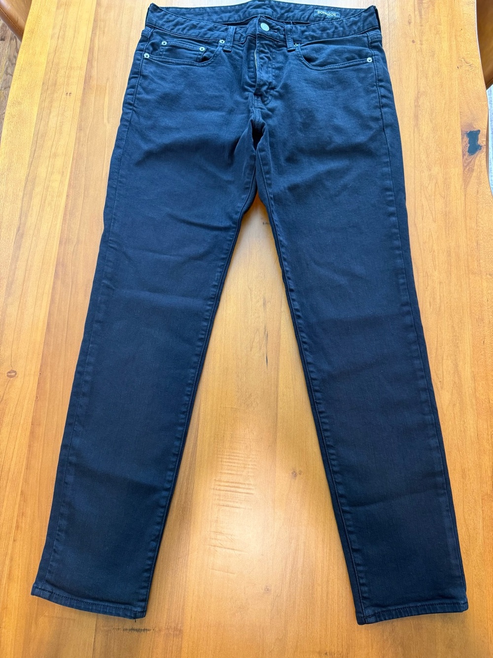 Bonobos Travel Jeans – Slim Taper – Jet Black – 33x32